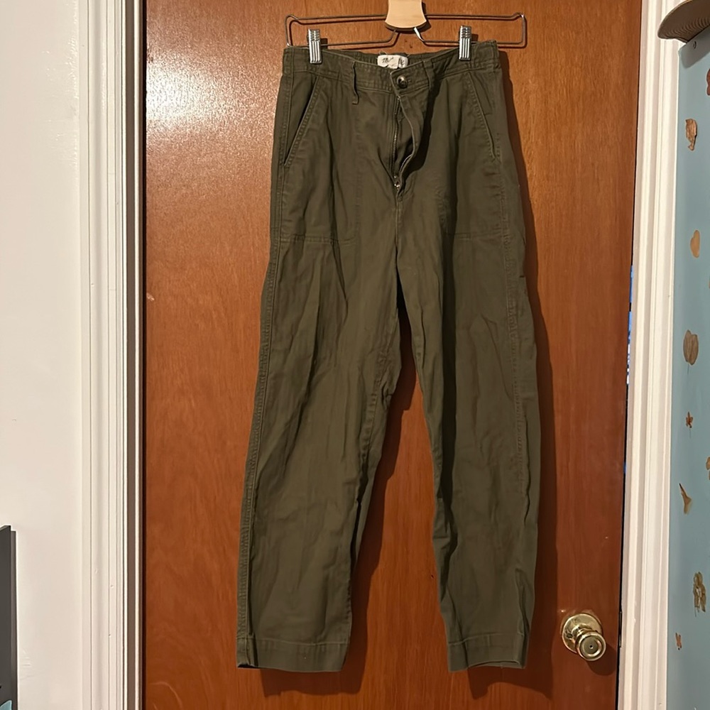 Madewell Olive green cargo pants size S
